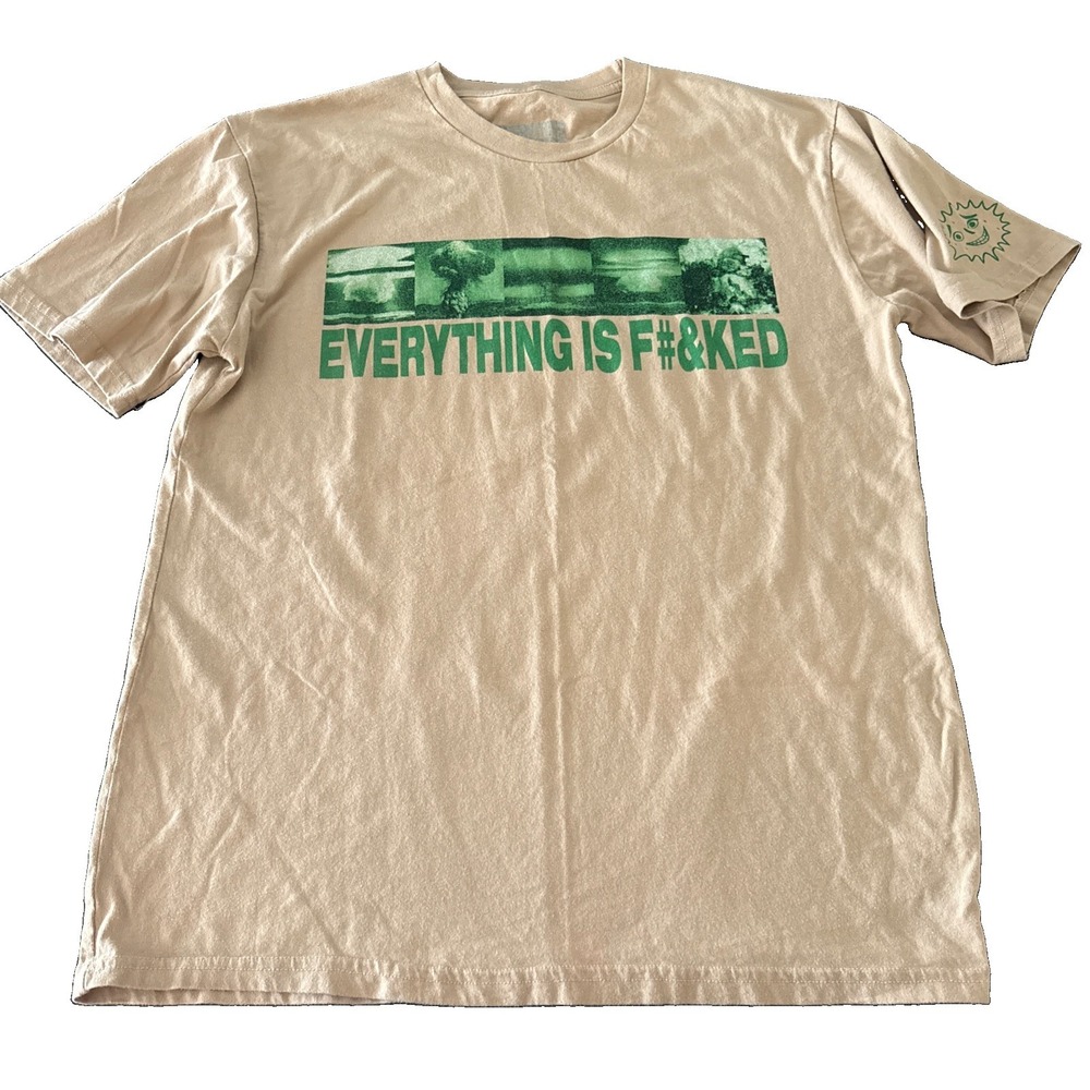 Noel Miller Live Everything Is F#&ked Tour T-shirt sz L Comedy Merch cotton tee
